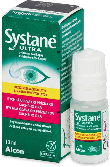 Systane Ultra tartósítószermentes nedvesítő szemcsepp 10ml