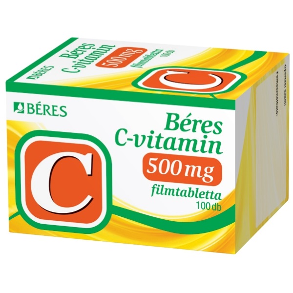 Béres C-vitamin 500 mg filmtabletta 100x