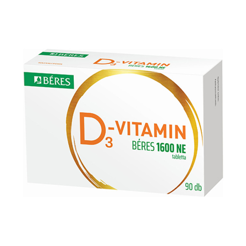 Béres D3-vitamin 1600 NE tabletta 120 db