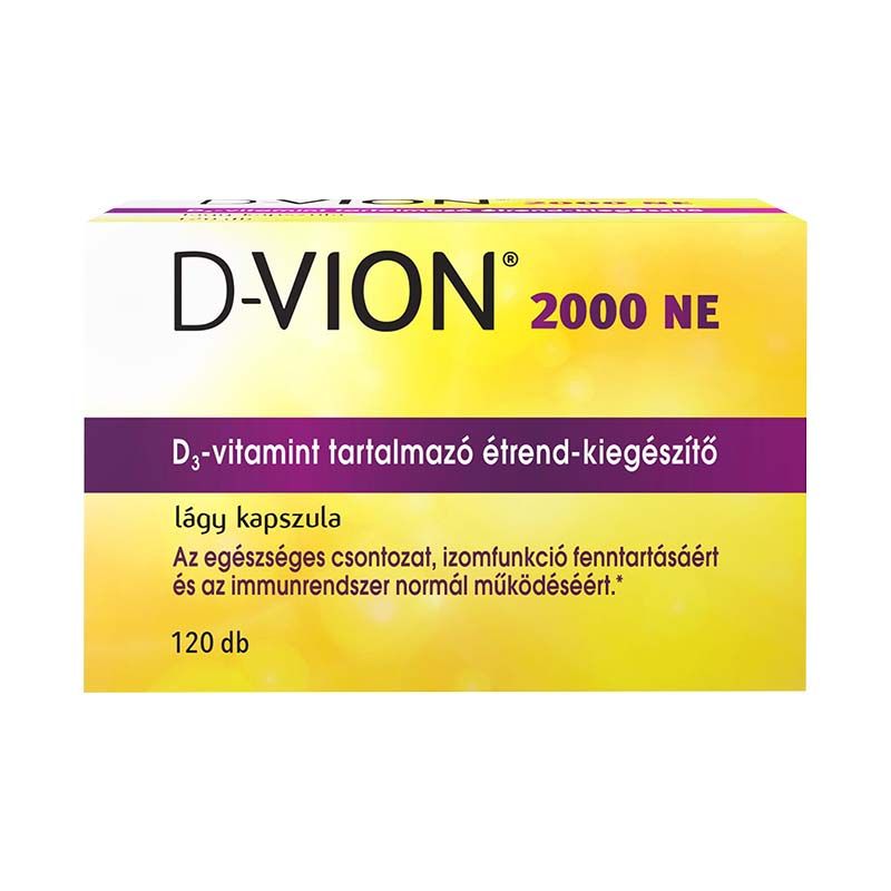 D-Vion D3 2000 NE kapszula 120x