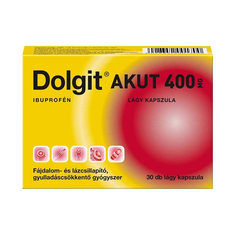 Dolgit Akut 400 mg lágy kapszula 30x