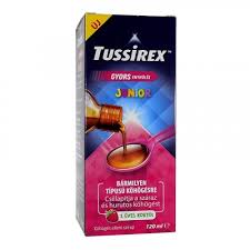 Tussirex Junior köhögés elleni szirup gyerekeknek 120ml